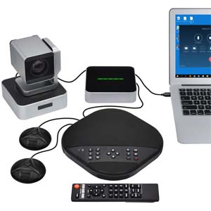 Video conferencing system kit compatible with software